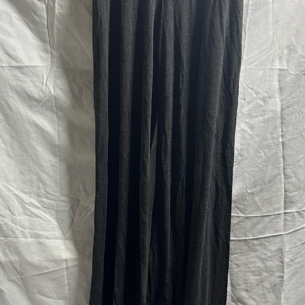 Cozy Heather gray Women's wide leg pants